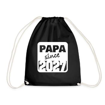 Dad 2027 - Drawstring Bag - black - Front