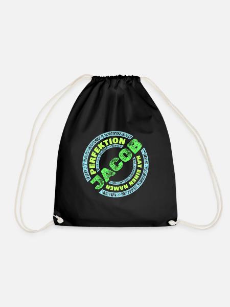 Jacob - Drawstring Bag - black