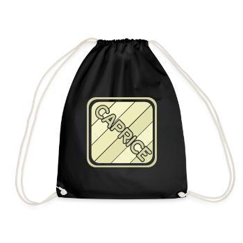 Geschenk für Caprice - Turnbeutel - Schwarz - Vorne