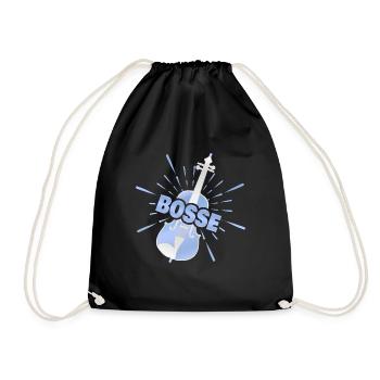 Gift for bosses - Drawstring Bag - black - Front