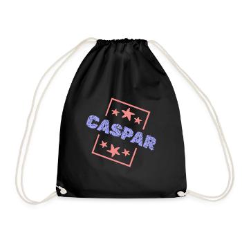 Cadeau pour Caspar - Sac de sport léger - noir - Devant