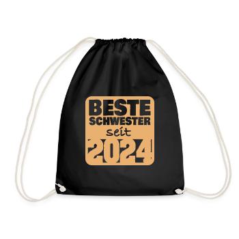 2024 - Turnbeutel - Schwarz - Vorne