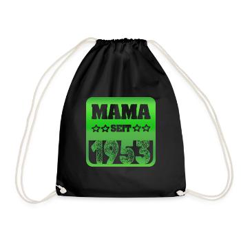 Mama 1953 - Drawstring Bag - black - Front
