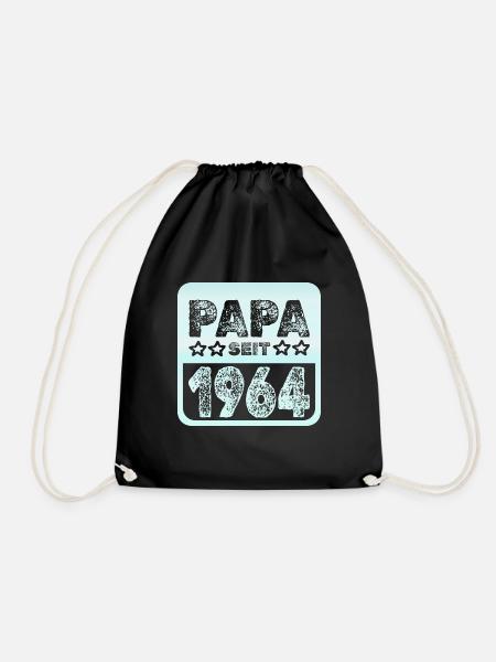 1964 - Drawstring Bag - black