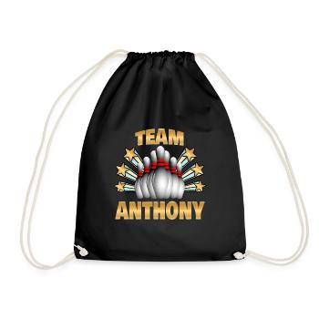 Anthony - Turnbeutel - Schwarz - Vorne