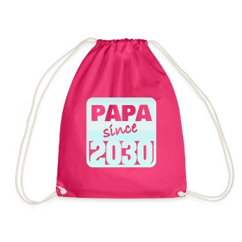 2030 - Drawstring Bag - fuchsia - Front