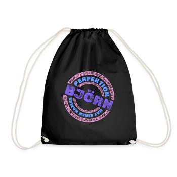 Scott - Drawstring Bag - black - Front