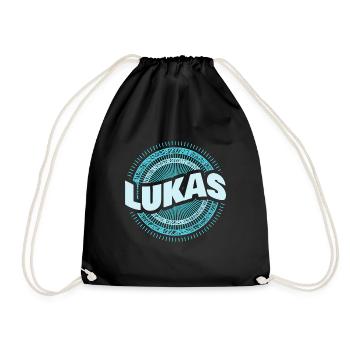 Lukas - Turnbeutel - Schwarz - Vorne