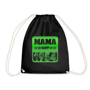 1954 - Drawstring Bag - black - Front