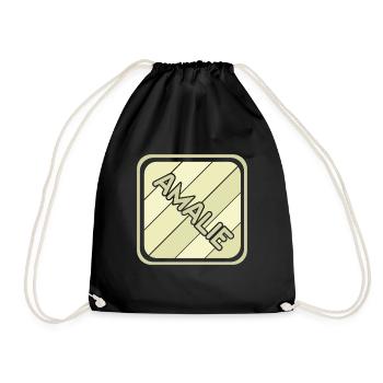 Amalie - Drawstring Bag - black - Front