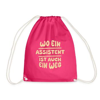 Assistent Assistent - Turnbeutel - Fuchsia - Vorne
