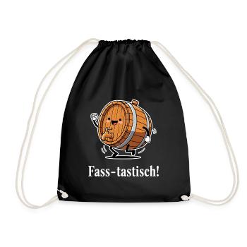 Fass-tastisch ! - Turnbeutel - Schwarz - Vorne