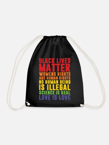 Black Lives Matter - Turnbeutel - Schwarz