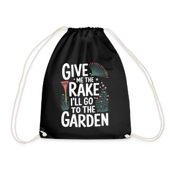 Jardinier Plantes de jardin Jardinage - Sac de sport léger - noir - Devant