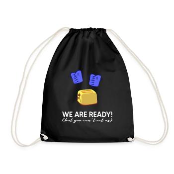 ukraine slava ukraini zelenskyi ukrainian - Drawstring Bag - black - Front