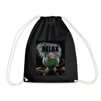 Cadeau Cannabis Relax - Sac de sport léger - noir - Devant