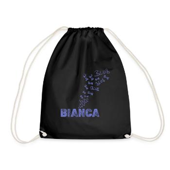 Sailing Bianca - Drawstring Bag - black - Front