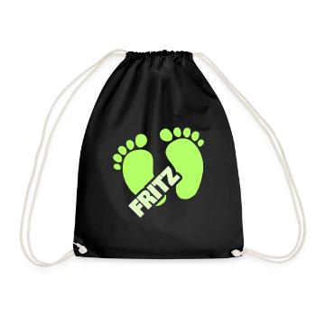 Gift for Fritz - Drawstring Bag - black - Front
