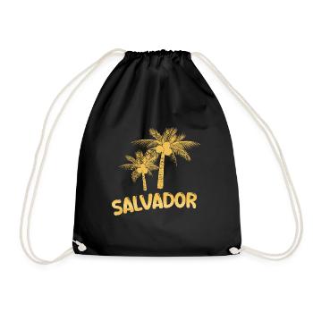 Gift for Salvador - Drawstring Bag - black - Front