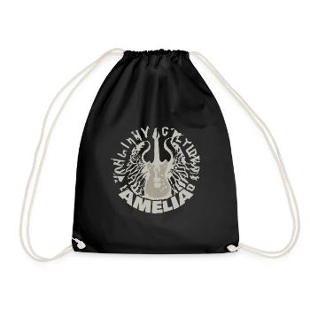 Geschenk für Amelia - Turnbeutel - Schwarz - Vorne
