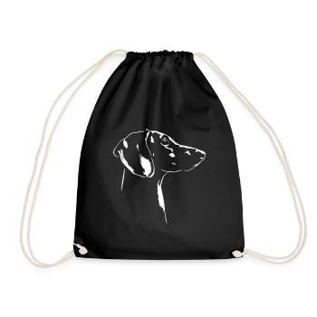 Teckel Silhouette Chiens Chien Wilsigns - Sac de sport léger - noir - Devant