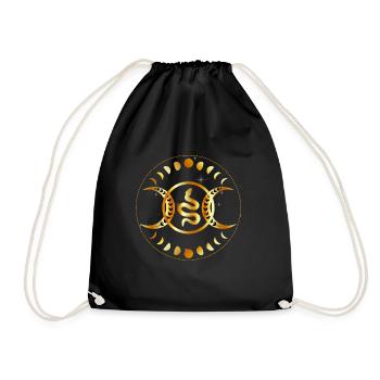 Serpent mystique Goldmandala - Sac de sport léger - noir - Devant