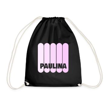 Paulina - Turnbeutel - Schwarz - Vorne
