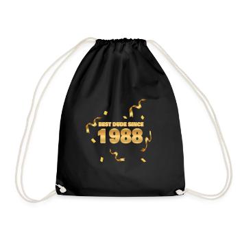 1988 - Drawstring Bag - black - Front