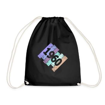 Oldtimer 1960 - Drawstring Bag - black - Front