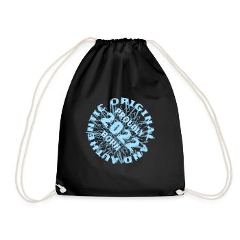 2022 - Drawstring Bag - black - Front