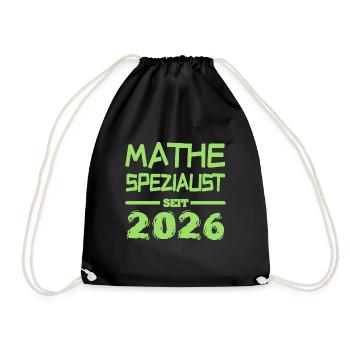 Spécialiste en mathématiques 2026 - Sac de sport léger - noir - Devant