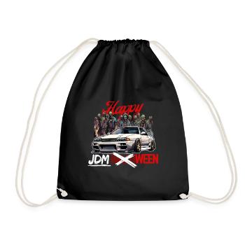 Jdm Halloween edition / Costume de mécanicien Tuning - Sac de sport léger - noir - Devant