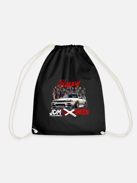 Jdm Halloween edition / Costume de mécanicien Tuning - Sac de sport léger - noir
