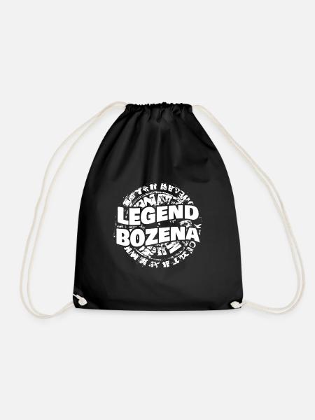 Geschenk für Bozena - Turnbeutel - Schwarz