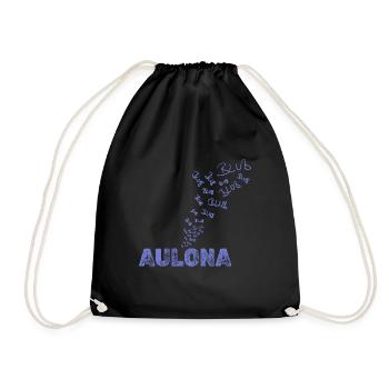 Segeln Aulona - Turnbeutel - Schwarz - Vorne