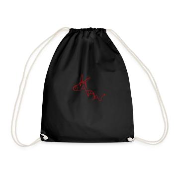 catala rouge - Sac de sport léger - noir - Devant
