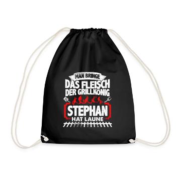 STEPHAN - Grill - Turnbeutel - Schwarz - Vorne