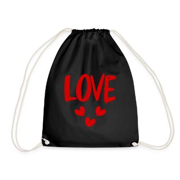 DAD. FATHER's DAY. HAPPY BIRTHDAY DAD. HAPPY BIRTHDAY - Drawstring Bag - black - Front