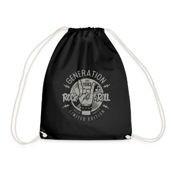 1983 Anniversaire 40 ans 40 E anniversaire - Sac de sport léger - noir - Devant