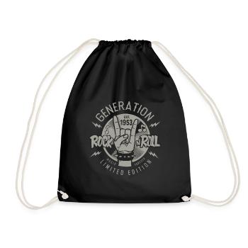 1953 Anniversary 70 Years 70 Th Anniversary - Drawstring Bag - black - Front