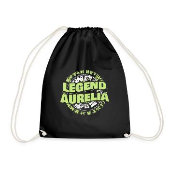 Gift for Aurelia - Drawstring Bag - black - Front