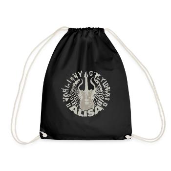 Gift for Alisa - Drawstring Bag - black - Front
