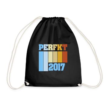 Perfekt 2017 - Turnbeutel - Schwarz - Vorne