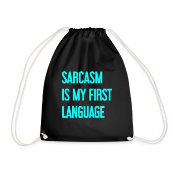 Sarcasme Pro - Sac de sport léger - noir - Devant