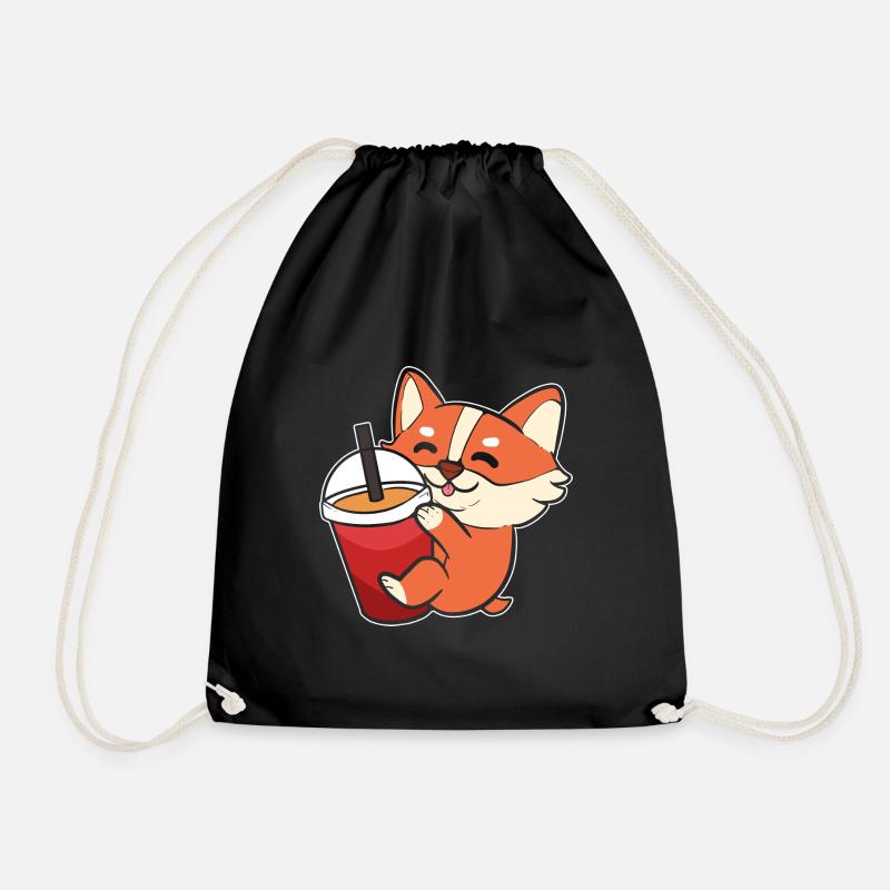 Corgi - Turnbeutel - Schwarz