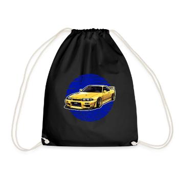Jdm Halloween edition / Tuning Mechanic Costume - Drawstring Bag - black - Front