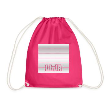 Tochter Linja - Turnbeutel - Fuchsia - Vorne