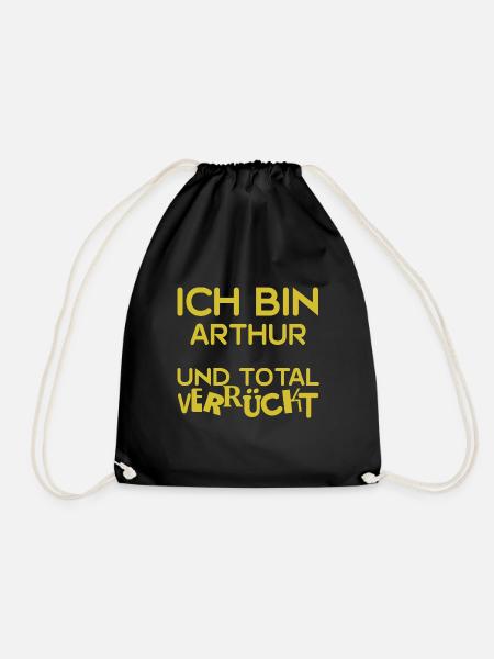 Arthur als Arthur - Turnbeutel - Schwarz