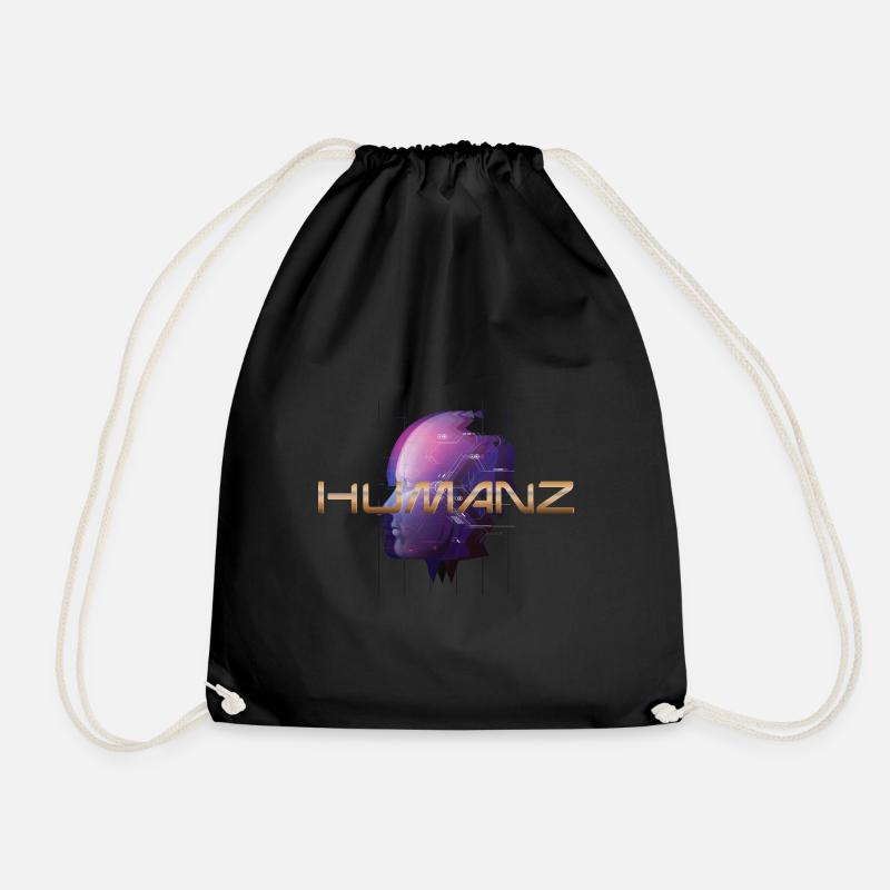 Humanz - Drawstring Bag - black
