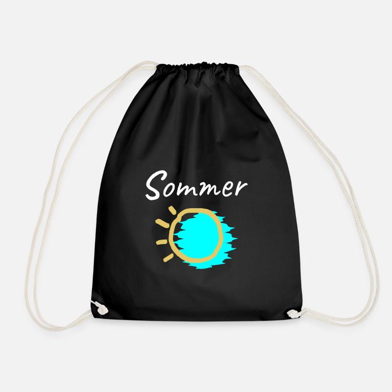 sommer-feeling - Turnbeutel - Schwarz